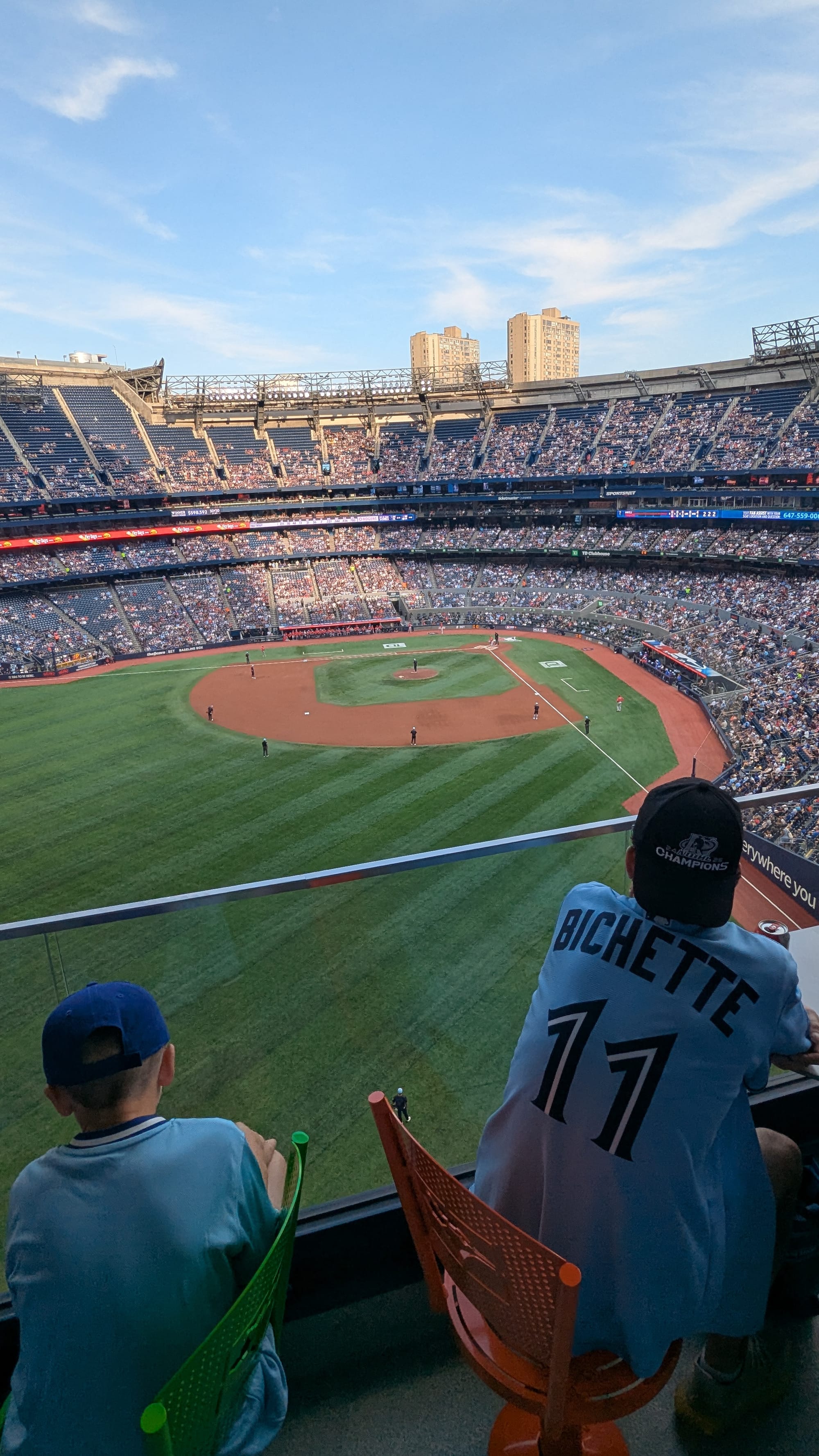 Another photo of a slightly different angle of the field at Rogers Centre.